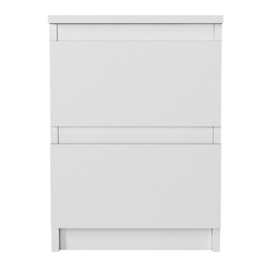 Κομοδίνο Breve Megapap χρώμα λευκό 39,8x41,8x55εκ. Κομοδίνο Breve Megapap χρώμα λευκό 39,8x41,8x55εκ.