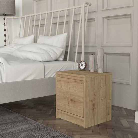 Κομοδίνο Conve Megapap χρώμα sapphire oak 40x35x45εκ. Κομοδίνο Conve Megapap χρώμα sapphire oak 40x35x45εκ.