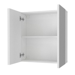 Καθρέπτης μπάνιου Binary Μegapap χρώμα λευκό 60x17,2x65εκ. Καθρέπτης μπάνιου Binary Μegapap χρώμα λευκό 60x17,2x65εκ.