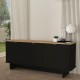 Μπουφές Bohema Megapap χρώμα μαύρο - sepet oak 180x47x76,6εκ. Μπουφές Bohema Megapap χρώμα μαύρο - sepet oak 180x47x76,6εκ.