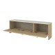 Έπιπλο τηλεόρασης Rebel Megapap χρώμα rota oak - sandstone 150x35x45εκ.