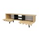 Έπιπλο τηλεόρασης Gemma Megapap χρώμα sepet oak 150x35x46,7εκ. Έπιπλο τηλεόρασης Gemma Megapap χρώμα sepet oak 150x35x46,7εκ.