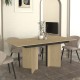 Τραπέζι Lava Megapap χρώμα rota oak - ανθρακί 180x90x76,8εκ. Τραπέζι Lava Megapap χρώμα rota oak - ανθρακί 180x90x76,8εκ.