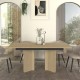 Τραπέζι Lava Megapap χρώμα rota oak - ανθρακί 180x90x76,8εκ. Τραπέζι Lava Megapap χρώμα rota oak - ανθρακί 180x90x76,8εκ.