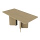 Τραπέζι Lava Megapap χρώμα rota oak - ανθρακί 180x90x76,8εκ. Τραπέζι Lava Megapap χρώμα rota oak - ανθρακί 180x90x76,8εκ.