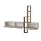 Σύνθεση τηλεόρασης επιτοίχια Edgar χρώμα sandstone - sepet oak 198,4x29,6x148,5εκ. Σύνθεση τηλεόρασης επιτοίχια Edgar χρώμα sandstone - sepet oak 198,4x29,6x148,5εκ.