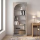 Βιβλιοθήκη Voila Megapap χρώμα γκρι σκυροδέματος 74x35x180εκ. Βιβλιοθήκη Voila Megapap χρώμα γκρι σκυροδέματος 74x35x180εκ.