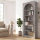 Βιβλιοθήκη Voila Megapap χρώμα γκρι σκυροδέματος 74x35x180εκ. Βιβλιοθήκη Voila Megapap χρώμα γκρι σκυροδέματος 74x35x180εκ.