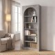 Βιβλιοθήκη Voila Megapap χρώμα γκρι σκυροδέματος 74x35x180εκ. Βιβλιοθήκη Voila Megapap χρώμα γκρι σκυροδέματος 74x35x180εκ.