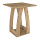 Τραπεζάκι βοηθητικό - Κομοδίνο Deros Megapap χρώμα sepet oak 45x45x56εκ.