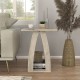 Τραπεζάκι βοηθητικό - Κομοδίνο Deros Megapap χρώμα travertine 45x45x56εκ. Τραπεζάκι βοηθητικό - Κομοδίνο Deros Megapap χρώμα travertine 45x45x56εκ.
