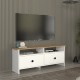 Έπιπλο τηλεόρασης Gradias Megapap χρώμα λευκό - sapphire oak 120x29,6x46,8εκ. Έπιπλο τηλεόρασης Gradias Megapap χρώμα λευκό - sapphire oak 120x29,6x46,8εκ.