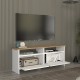 Έπιπλο τηλεόρασης Gradias Megapap χρώμα λευκό - sapphire oak 120x29,6x46,8εκ. Έπιπλο τηλεόρασης Gradias Megapap χρώμα λευκό - sapphire oak 120x29,6x46,8εκ.