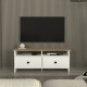 Έπιπλο τηλεόρασης Gradias Megapap χρώμα λευκό - sapphire oak 120x29,6x46,8εκ. Έπιπλο τηλεόρασης Gradias Megapap χρώμα λευκό - sapphire oak 120x29,6x46,8εκ.