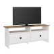 Έπιπλο τηλεόρασης Gradias Megapap χρώμα λευκό - sapphire oak 120x29,6x46,8εκ. Έπιπλο τηλεόρασης Gradias Megapap χρώμα λευκό - sapphire oak 120x29,6x46,8εκ.