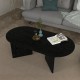 Τραπεζάκι σαλονιού Cortado Megapap χρώμα sencron black 120x60x39,6εκ. Τραπεζάκι σαλονιού Cortado Megapap χρώμα sencron black 120x60x39,6εκ.