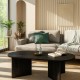 Τραπεζάκι σαλονιού Cortado Megapap χρώμα sencron black 120x60x39,6εκ. Τραπεζάκι σαλονιού Cortado Megapap χρώμα sencron black 120x60x39,6εκ.