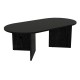 Τραπεζάκι σαλονιού Cortado Megapap χρώμα sencron black 120x60x39,6εκ. Τραπεζάκι σαλονιού Cortado Megapap χρώμα sencron black 120x60x39,6εκ.