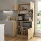 Έπιπλο κουζίνας Tuco 2 Megapap χρώμα sapphire oak 90x40x180εκ. Έπιπλο κουζίνας Tuco 2 Megapap χρώμα sapphire oak 90x40x180εκ.