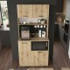 Έπιπλο κουζίνας Tuco 2 Megapap χρώμα sapphire oak 90x40x180εκ. Έπιπλο κουζίνας Tuco 2 Megapap χρώμα sapphire oak 90x40x180εκ.