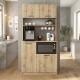 Έπιπλο κουζίνας Tuco 2 Megapap χρώμα sapphire oak 90x40x180εκ. Έπιπλο κουζίνας Tuco 2 Megapap χρώμα sapphire oak 90x40x180εκ.