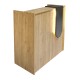 Γραφείο υποδοχής - reception Navita Megapap με LED χρώμα sepet oak - ανθρακί 113,6x42x111,8εκ. Γραφείο υποδοχής - reception Navita Megapap με LED χρώμα sepet oak - ανθρακί 113,6x42x111,8εκ.