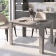Τραπέζι Darlen Megapap χρώμα γκρι σκυροδέματος 125x72x74εκ.