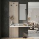 Έπιπλο εισόδου Elois Megapap χρώμα λευκό - sepet oak 96,6x26,8x195,5εκ. Έπιπλο εισόδου Elois Megapap χρώμα λευκό - sepet oak 96,6x26,8x195,5εκ.