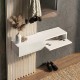 Έπιπλο εισόδου Elois Megapap χρώμα λευκό - sepet oak 96,6x26,8x195,5εκ. Έπιπλο εισόδου Elois Megapap χρώμα λευκό - sepet oak 96,6x26,8x195,5εκ.
