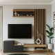 Σύνθεση τηλεόρασης Dumont Megapap χρώμα ανθρακί - sepet oak 180x36,8x200εκ. Σύνθεση τηλεόρασης Dumont Megapap χρώμα ανθρακί - sepet oak 180x36,8x200εκ.
