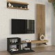 Σύνθεση τηλεόρασης Dumont Megapap χρώμα ανθρακί - sepet oak 180x36,8x200εκ. Σύνθεση τηλεόρασης Dumont Megapap χρώμα ανθρακί - sepet oak 180x36,8x200εκ.