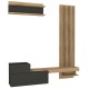 Σύνθεση τηλεόρασης Dumont Megapap χρώμα ανθρακί - sepet oak 180x36,8x200εκ. Σύνθεση τηλεόρασης Dumont Megapap χρώμα ανθρακί - sepet oak 180x36,8x200εκ.