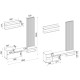 Σύνθεση τηλεόρασης Dumont Megapap χρώμα λευκό - sepet oak 180x36,8x200εκ. Σύνθεση τηλεόρασης Dumont Megapap χρώμα λευκό - sepet oak 180x36,8x200εκ.