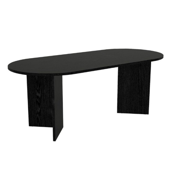 Τραπέζι Cortado Megapap χρώμα sencron black 200x90x74εκ. Τραπέζι Cortado Megapap χρώμα sencron black 200x90x74εκ.