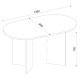 Τραπέζι Cortado Megapap χρώμα sencron black 138x80x75εκ. Τραπέζι Cortado Megapap χρώμα sencron black 138x80x75εκ.
