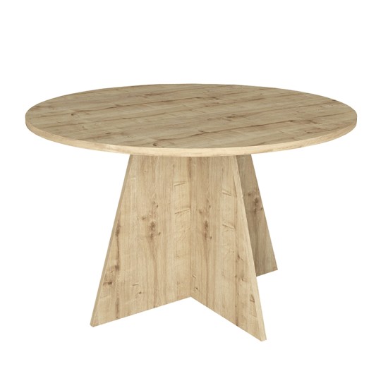 Τραπέζι Tailor Megapap χρώμα sapphire oak Ø120x75,7εκ. Τραπέζι Tailor Megapap χρώμα sapphire oak Ø120x75,7εκ.
