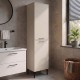 Ντουλάπι με καλάθι απλύτων Singa Megapap χρώμα sandstone 45x40x180εκ. Ντουλάπι με καλάθι απλύτων Singa Megapap χρώμα sandstone 45x40x180εκ.