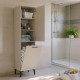 Ντουλάπι με καλάθι απλύτων Singa Megapap χρώμα sandstone 45x40x180εκ. Ντουλάπι με καλάθι απλύτων Singa Megapap χρώμα sandstone 45x40x180εκ.