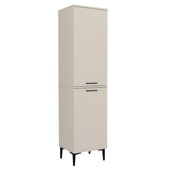 Ντουλάπι με καλάθι απλύτων Singa Megapap χρώμα sandstone 45x40x180εκ. Ντουλάπι με καλάθι απλύτων Singa Megapap χρώμα sandstone 45x40x180εκ.