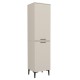 Ντουλάπι με καλάθι απλύτων Singa Megapap χρώμα sandstone 45x40x180εκ. Ντουλάπι με καλάθι απλύτων Singa Megapap χρώμα sandstone 45x40x180εκ.