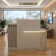 Γραφείο υποδοχής - reception Dayana Megapap με LED χρώμα travertine - sandstone 150x85,2x120εκ. Γραφείο υποδοχής - reception Dayana Megapap με LED χρώμα travertine - sandstone 150x85,2x120εκ.