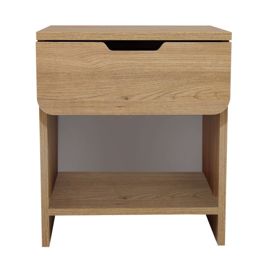 Κομοδίνο Mida Megapap χρώμα sepet oak 45x40x52εκ. Κομοδίνο Mida Megapap χρώμα sepet oak 45x40x52εκ.
