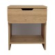 Κομοδίνο Mida Megapap χρώμα sepet oak 45x40x52εκ. Κομοδίνο Mida Megapap χρώμα sepet oak 45x40x52εκ.