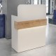 Γραφείο υποδοχής - reception Telmos Megapap με LED χρώμα λευκό - sapphire oak 90x43,6x119,2εκ. Γραφείο υποδοχής - reception Telmos Megapap με LED χρώμα λευκό - sapphire oak 90x43,6x119,2εκ.