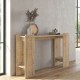 Κονσόλα Mendoza Megapap χρώμα sapphire oak - travertine 130,8x35x76,8εκ. Κονσόλα Mendoza Megapap χρώμα sapphire oak - travertine 130,8x35x76,8εκ.