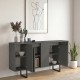 Μπουφές Orontes Megapap χρώμα ανθρακί 160x35,2x80εκ. Μπουφές Orontes Megapap χρώμα ανθρακί 160x35,2x80εκ.