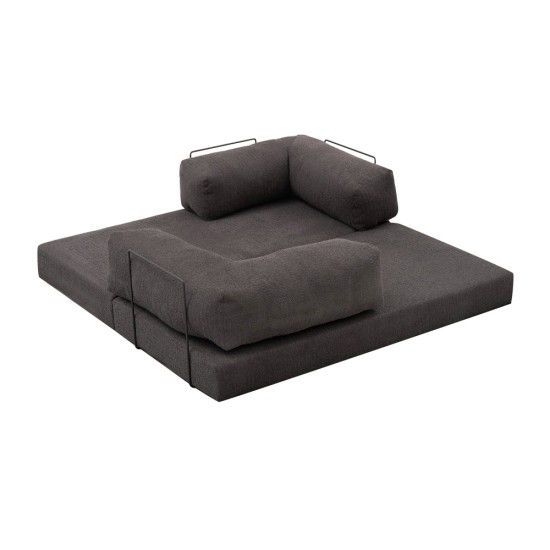 Καναπές - κρεβάτι Comfort Megapap τριθέσιος υφασμάτινος χρώμα ανθρακί 190x95x75εκ. Καναπές - κρεβάτι Comfort Megapap τριθέσιος υφασμάτινος χρώμα ανθρακί 190x95x75εκ.