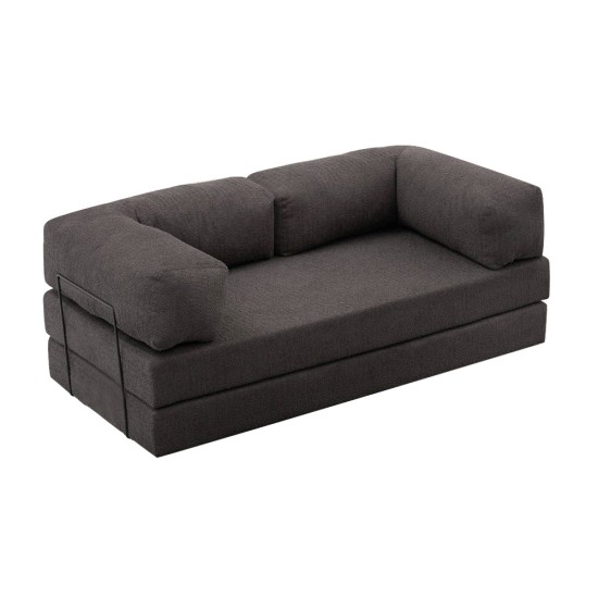 Καναπές - κρεβάτι Comfort Megapap τριθέσιος υφασμάτινος χρώμα ανθρακί 190x95x75εκ. Καναπές - κρεβάτι Comfort Megapap τριθέσιος υφασμάτινος χρώμα ανθρακί 190x95x75εκ.