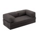 Καναπές - κρεβάτι Comfort Megapap τριθέσιος υφασμάτινος χρώμα ανθρακί 190x95x75εκ. Καναπές - κρεβάτι Comfort Megapap τριθέσιος υφασμάτινος χρώμα ανθρακί 190x95x75εκ.