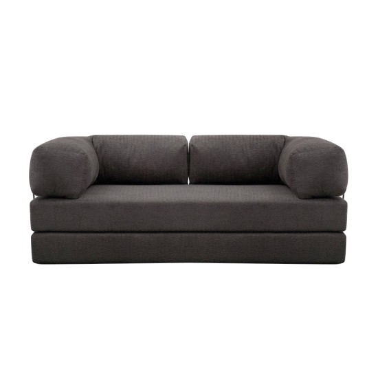 Καναπές - κρεβάτι Comfort Megapap τριθέσιος υφασμάτινος χρώμα ανθρακί 190x95x75εκ. Καναπές - κρεβάτι Comfort Megapap τριθέσιος υφασμάτινος χρώμα ανθρακί 190x95x75εκ.